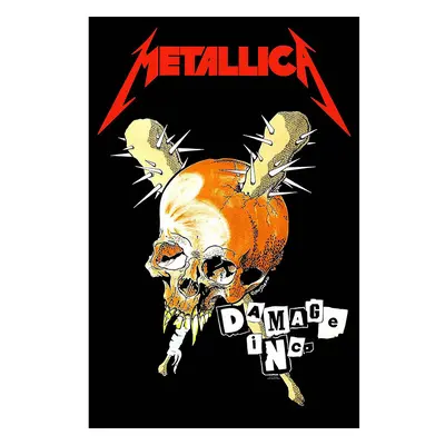 Metallica textilní banner 70cm x 106cm, Damage Inc. Black