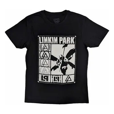 Linkin Park tričko, Logos Rectangle Black, pánské