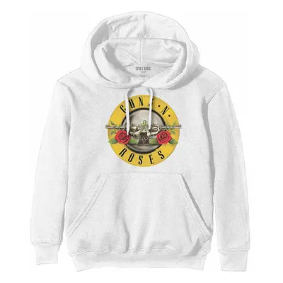 Guns N Roses mikina, Classic Logo White, pánská