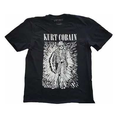 Nirvana tričko, Kurt Cobain Brilliance Black, pánské