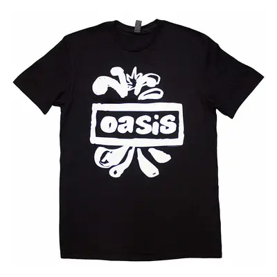 Oasis tričko, Logo Splat Black, pánské