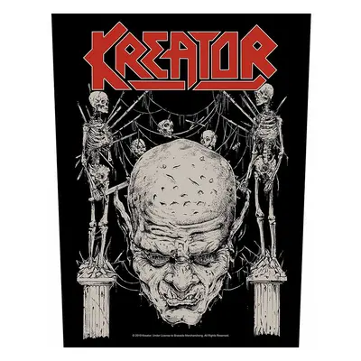 Kreator nášivka na záda 30x27x36 cm, Skull & Skeletons