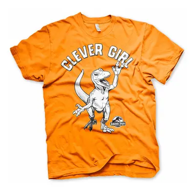 Jurský Park tričko, Clever Girl Orange , pánské