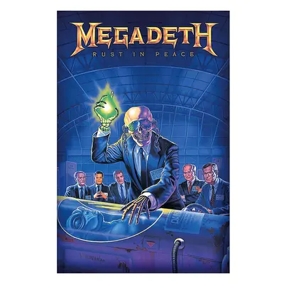 Megadeth textilní banner 70cm x 106cm, Rust In Peace