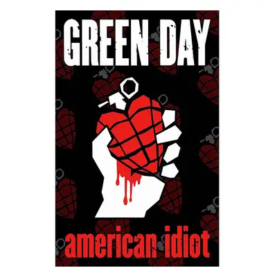 Green Day textilní banner 70cm x 106cm, American Idiot