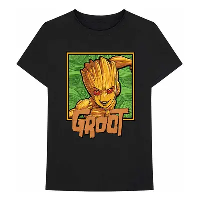 Marvel Comics tričko, I am Groot - Groot Square Black, pánské