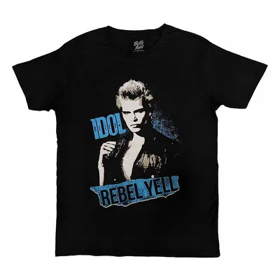 Billy Idol tričko, Rebel Yell Blue Black, pánské