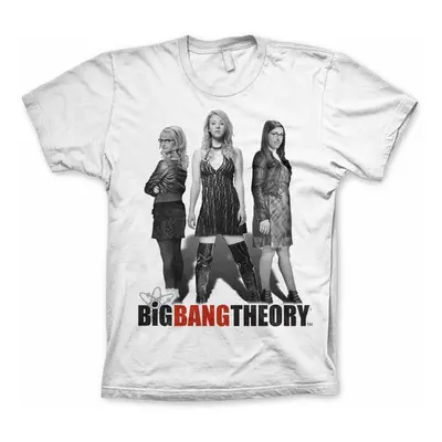 Big Bang Theory tričko, Girl Power White, pánské