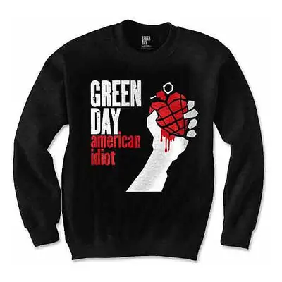 Green Day mikina, Sweatshirt American Idiot Black, pánská