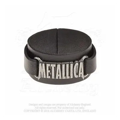 Metallica kožený náramek, Logo