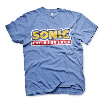 Sonic The Hedgehog tričko, Cracked Logo Blue, pánské