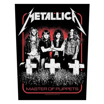 Metallica nášivka na záda CO+PES 30x27x36 cm, Master Of Puppets Band