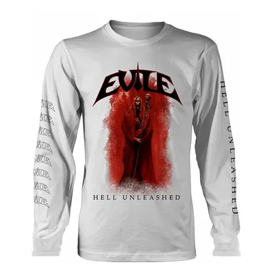 Evile tričko dlouhý rukáv, Hell Unleashed BP White, pánské