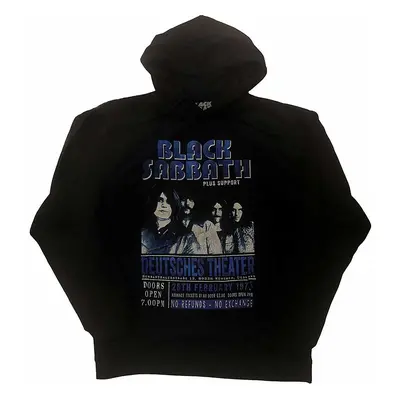 Black Sabbath mikina, Deutsches &#039;73 Eco Friendly Black, pánská