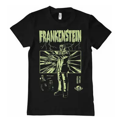 Frankenstein tričko, Retro Black, pánské