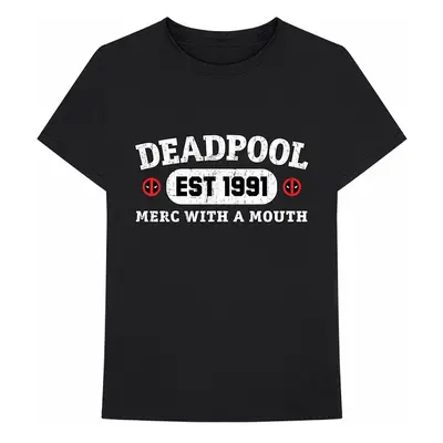 Deadpool tričko, Merc With A Mouth Black, pánské