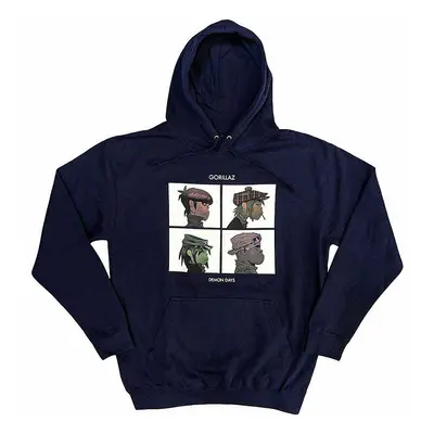 Gorillaz mikina, Demon Days Navy Blue, pánská