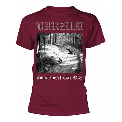 Burzum tričko, Hvis Lyset Tar Oss Maroon, pánské