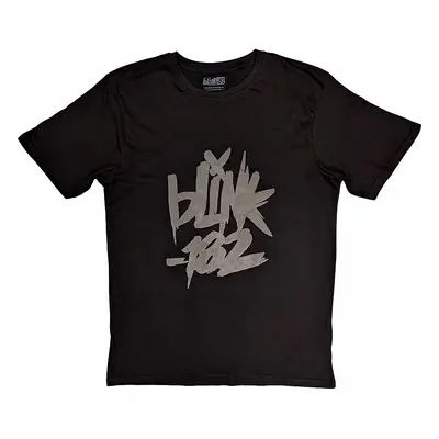 Blink 182 tričko, Neon Logo Hi-Build Black, pánské