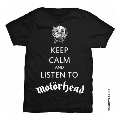 Motorhead tričko, Keep Calm, pánské