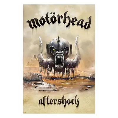 Motorhead textilní banner 68cm x 106cm, Aftershock