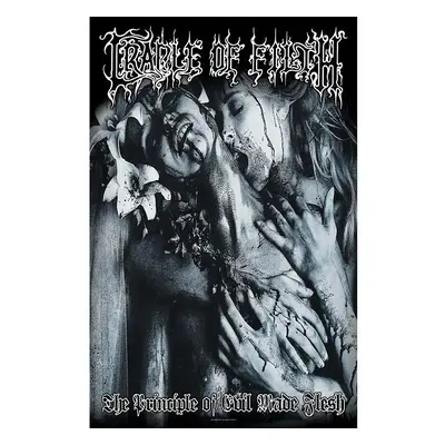 Cradle Of Filth textilní banner 68cm x 106cm, Principle Of Evil Made Flesh