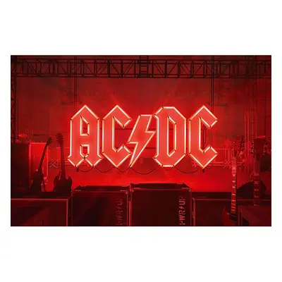 AC/DC textilní banner 70cm x 106cm, PWR-UP