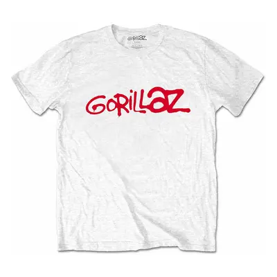 Gorillaz tričko, Logo White, pánské