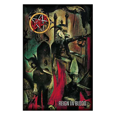 Slayer textilní banner 68cm x 106cm, Reign In Blood