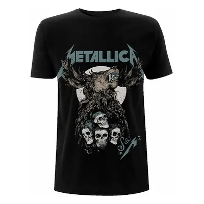 Metallica tričko, S&M2 Skulls Black, pánské