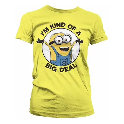 Despicable Me tričko, I&#039;m Kind Of A Big Deal Girly Yellow, dámské