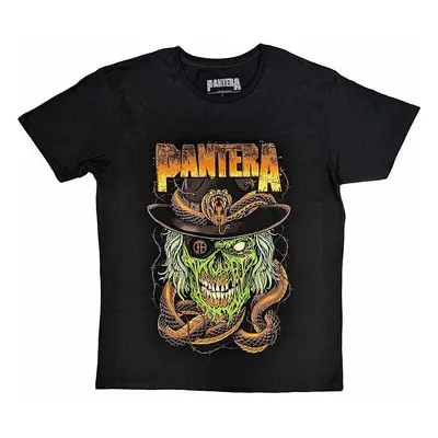 Pantera tričko, Snake & Skull Black, pánské