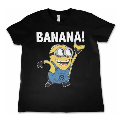 Despicable Me tričko, Banana! Kids Black, dětské