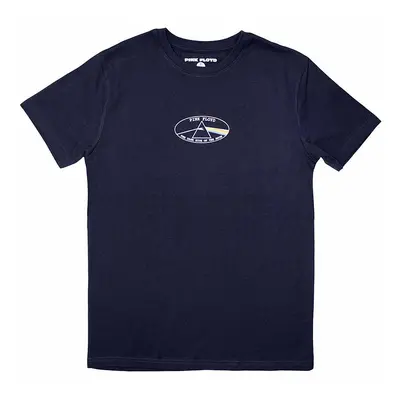 Pink Floyd tričko, Mini DSOTM Oval Navy Blue, pánské