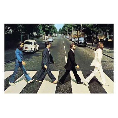 The Beatles textilní banner PES 70cm x 106cm, Abbey Road