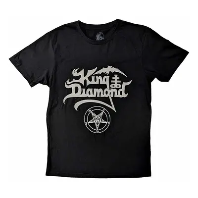 King Diamond tričko, Logo V.2 Black, pánské