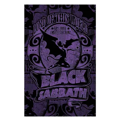 Black Sabbath textilní banner 70cm x 106cm, Lord Of This World