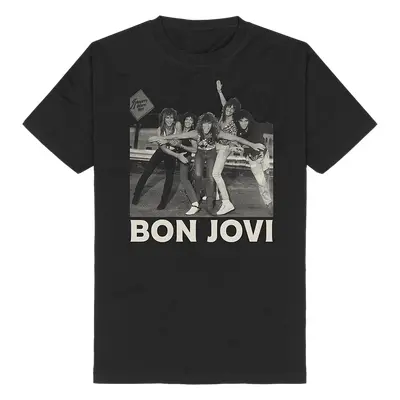 Bon Jovi tričko, Photo Black, pánské