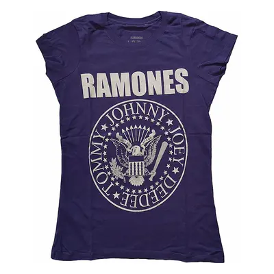 Ramones tričko, Presidential Seal Purple, dámské