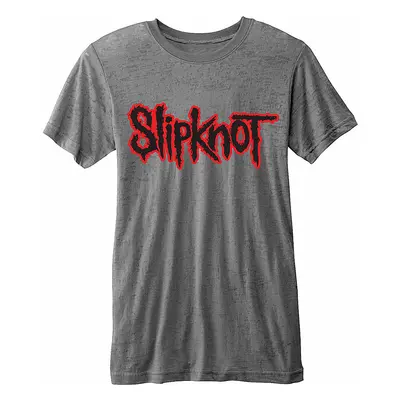 Slipknot tričko, Logo Burnout Grey, pánské