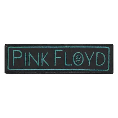 Pink Floyd tkaná nažehlovačka PES 30x125 mm, Division Bell Text Logo