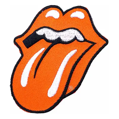 Rolling Stones nášivka, Classic Tongue Orange 58x84 mm