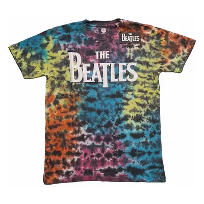 The Beatles tričko, Drop T Logo Dip-Dye, pánské