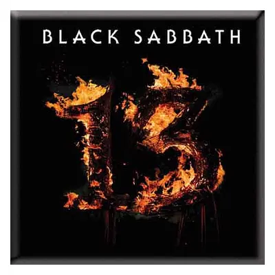 Black Sabbath magnet na lednici 75mm x 75mm, 13