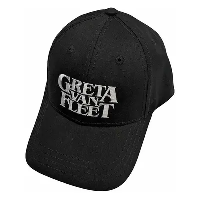 Greta Van Fleet kšiltovka, White Logo Black