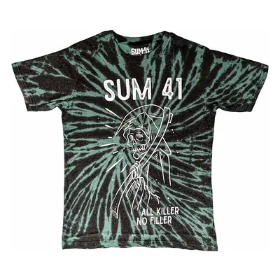 Sum 41 tričko, Reaper Eco Dip Dye Green, pánské