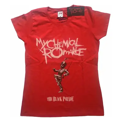 My Chemical Romance tričko, The Black Parade Cover Girly Red, dámské