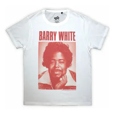 Barry White tričko, Box Photo White, pánské