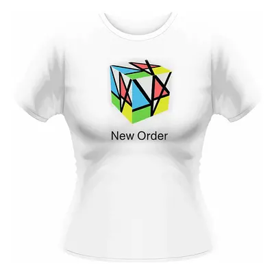 New Order tričko, Rubix White, dámské