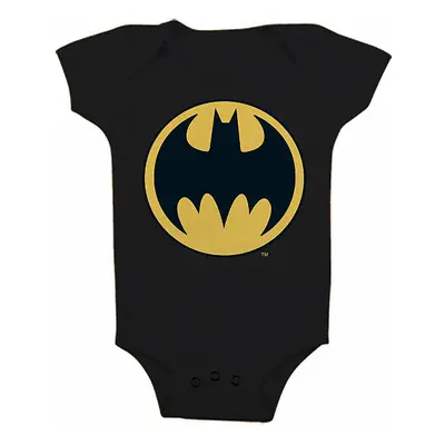 Batman kojenecké body tričko, Signal Logo Black, dětské